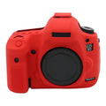 For Canon EOS 5DS Soft Silicone Protective Case, For Canon EOS 5DS For Canon EOS 5DS Red