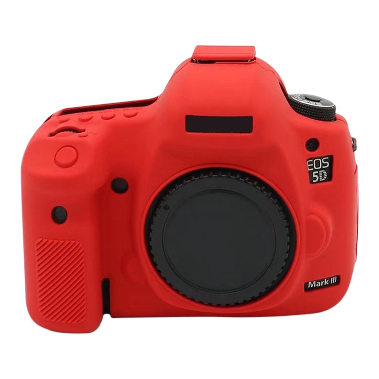 For Canon EOS 5DS Soft Silicone Protective Case, For Canon EOS 5DS For Canon EOS 5DS Red
