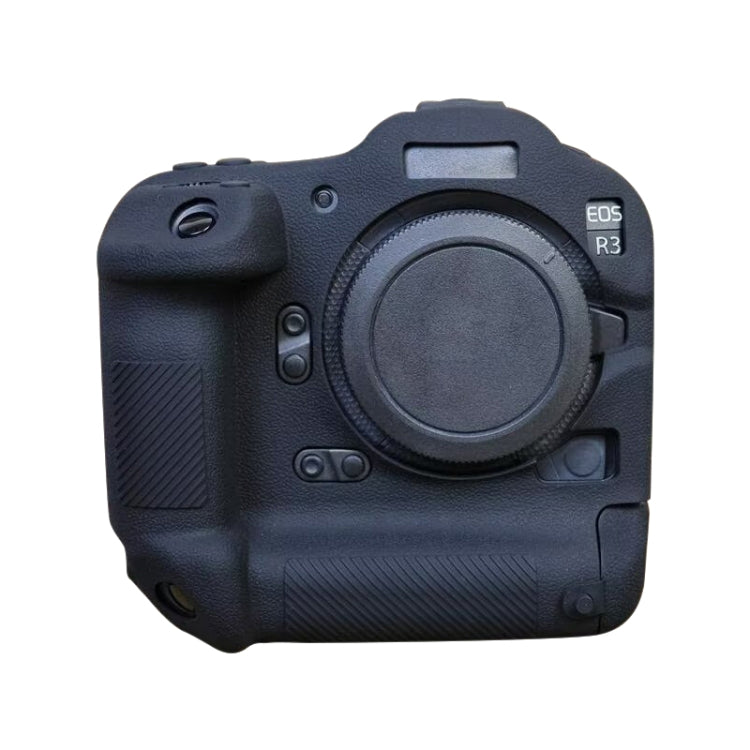 For Canon EOS R3 Soft Silicone Protective Case, For Canon EOS R3 For Canon EOS R3 Black