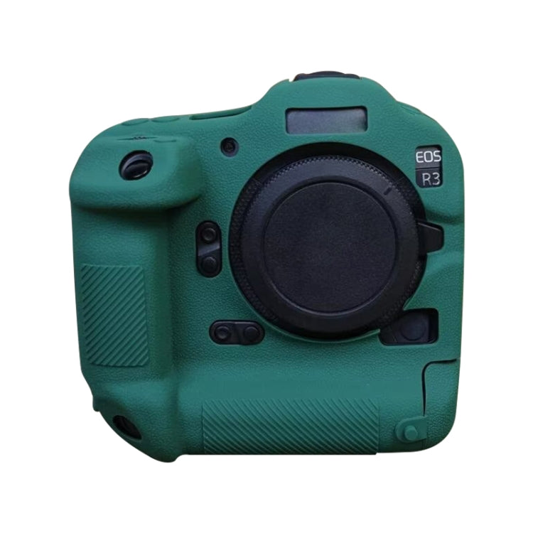 Soft Silicone Protective Case – Durable Build, Easy to Use, For Canon EOS R3 For Canon EOS R3 Green