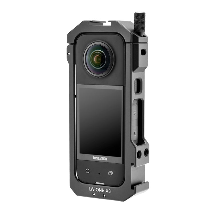 For Insta360 X3 YELANGU LW-ONE X3 Metal Cage Extended Frame Case, LW-ONE X3 LW-ONE X3