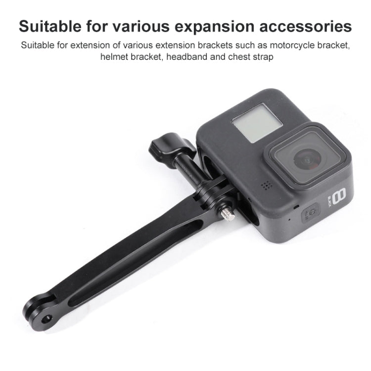 Joint Aluminum Extension Arm Grip Extenter for GoPro, Insta360, DJI and Other Action Cameras, Length: 10.8cm, 10.8cm – Durable Build, Easy to Use