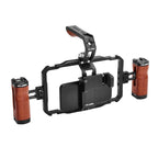 YELANGU LW101Vlogging Live Broadcast Smartphone Video Rig Handles Stabilizer Kits, LW101 LW101