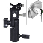 E Type Multifunctional Flash Light Stand Umbrella Bracket, Max Load: 3kg, E-bracket E-bracket