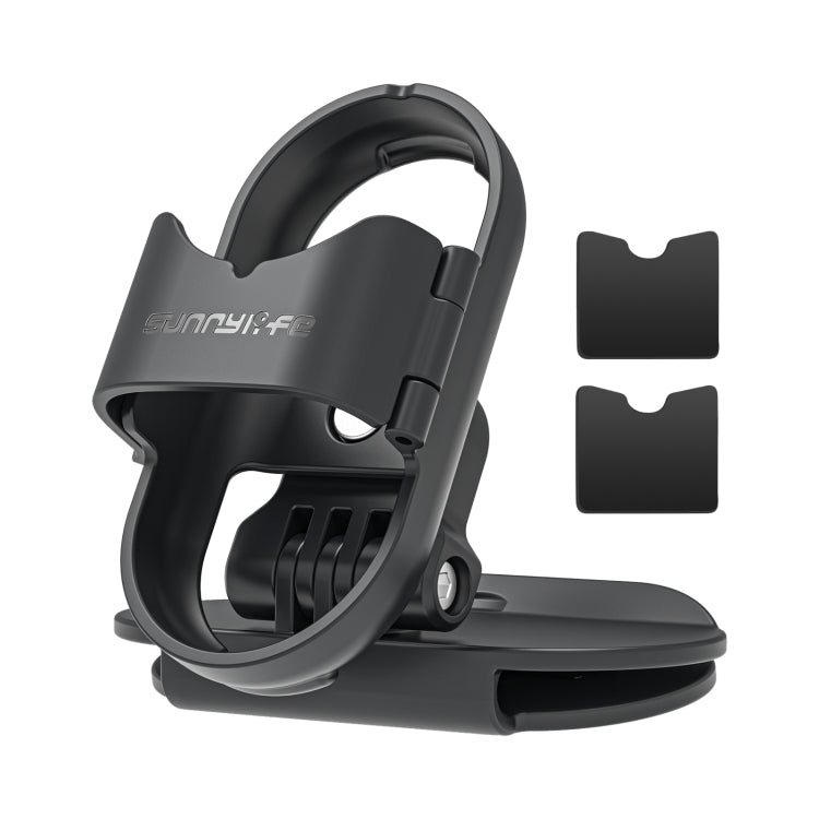 For Insta360 GO3 / GO 3S Sunnylife Baseball Hat Clip Mount Baseball Cap Clamp Quick Release Mount Camera POV Vlog Holder, Baseball Hat Clip Baseball Hat Clip