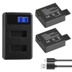 SJCAM SJ7000 / SJ6000 / SJ5000 / SJ4000 Battery LCD Screen Dual Batteries Charger, Displays Charging Capacity, For SJCAM SJ7000 For SJCAM SJ7000