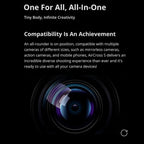 MOZA AirCross S 3 Axis Foldable Handheld Gimbal Stabilizer for DSLR Cameras and Smart Phone, AirCross S