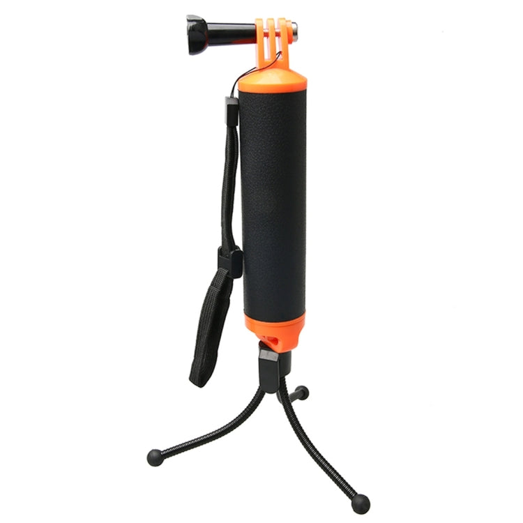 Floating Handle Grip with Tripod Holder & Adjustable Anti-lost Strap for GoPro, Insta360, DJI and Other Action Cameras, Tripod Holde – Waterproof