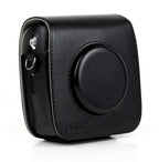 Vintage PU Leather Camera Case Protective bag for FUJIFILM Instax SQUARE SQ10 Camera, with Adjustable Shoulder Strap, SQ10 – Wear-resistant, Leather SQ10 Black