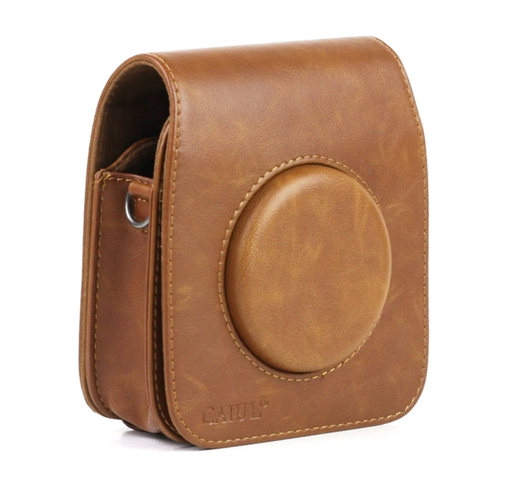 Vintage PU Leather Camera Case Protective bag for FUJIFILM Instax SQUARE SQ10 Camera, with Adjustable Shoulder Strap, SQ10 – Wear-resistant, Leather SQ10 Brown
