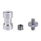 1/4 Male to 1/4 Male + 1/4 Female to 3/8 Male + 3/8 Female to 1/4 Female 3 in 1 Screw Adapter Kits