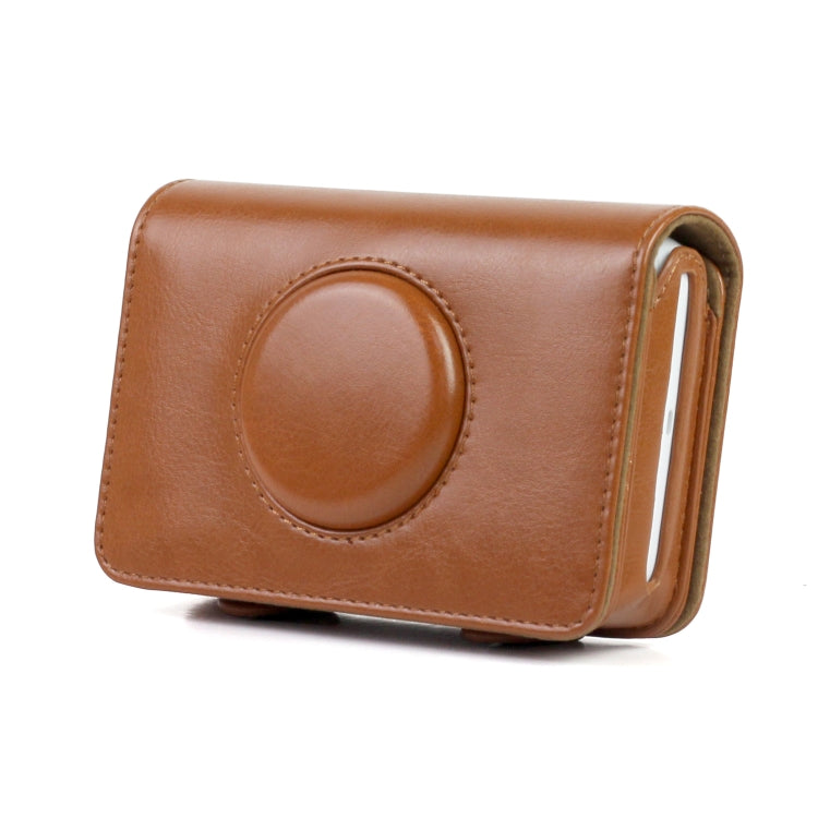 Solid Color PU Leather Case for Polaroid Snap Touch Camera, Snap Touch Snap Touch Brown