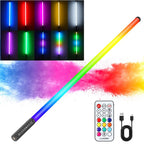 LUXCeO Mood1 Pro 90cm RGB Colorful Atmosphere Rhythm LED Stick Handheld Video Photo Fill Light, No Tripod, 90cm – Durable Build, Easy to Use 90cm