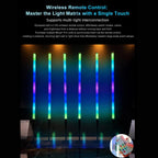 LUXCeO Mood1 Pro 90cm RGB Colorful Atmosphere Rhythm LED Stick Handheld Video Photo Fill Light, No Tripod, 90cm – Durable Build, Easy to Use