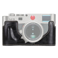 1/4 inch Thread PU Leather Camera Half Case Base for Leica M9 – Leather, For Leica M9 For Leica M9 Black