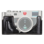 1/4 inch Thread PU Leather Camera Half Case Base for Leica M9 – Leather, For Leica M9 For Leica M9 Black