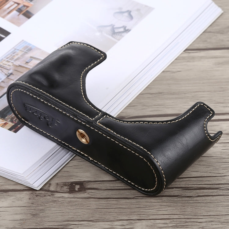 1/4 inch Thread PU Leather Camera Half Case Base for Leica M9 – Leather, For Leica M9