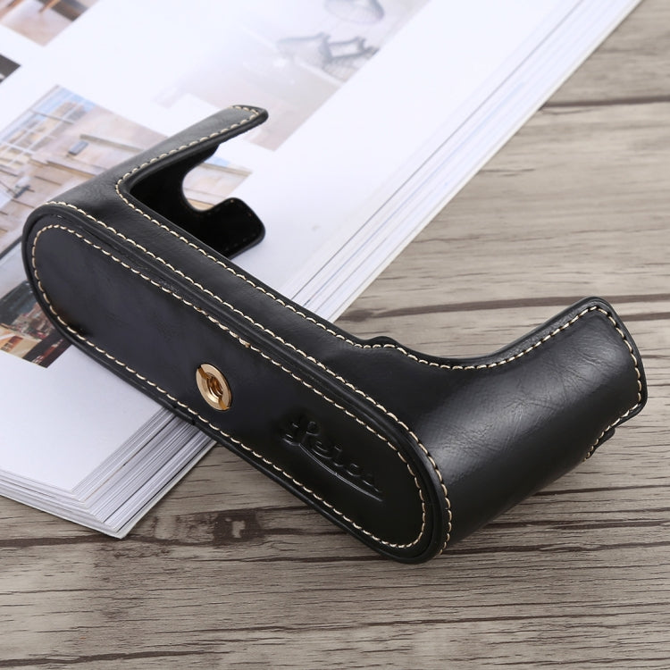 1/4 inch Thread PU Leather Camera Half Case Base for Leica M9 – Leather, For Leica M9