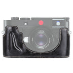 1/4 inch Thread PU Leather Camera Half Case Base for Leica M10, For Leica M10 For Leica M10 Black