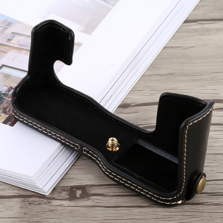 1/4 inch Thread PU Leather Camera Half Case Base for FUJIFILM X-T10 / X-T20, For FUJIFILM XT10, For FUJIFILM XT10