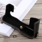 1/4 inch Thread PU Leather Camera Half Case Base for FUJIFILM X-T10 / X-T20, For FUJIFILM XT10, For FUJIFILM XT10