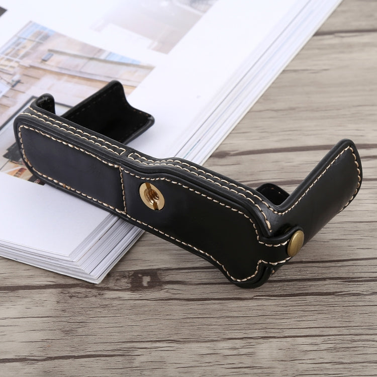 1/4 inch Thread PU Leather Camera Half Case Base for FUJIFILM X-T10 / X-T20, For FUJIFILM XT10, For FUJIFILM XT10