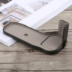 1/4 inch Thread PU Leather Camera Half Case Base for Canon EOS 6D / 6D Mark II, For Canon 6D2