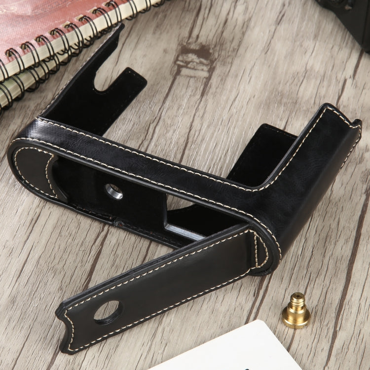 1/4 inch Thread PU Leather Camera Half Case Base for Leica Q (Typ 116) – Leather, For Leica Q