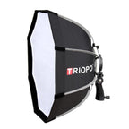 TRIOPO KS55 55cm Speedlite Flash Octagon Parabolic Softbox Diffuser with Bracket Mount Handle, KS55 KS55