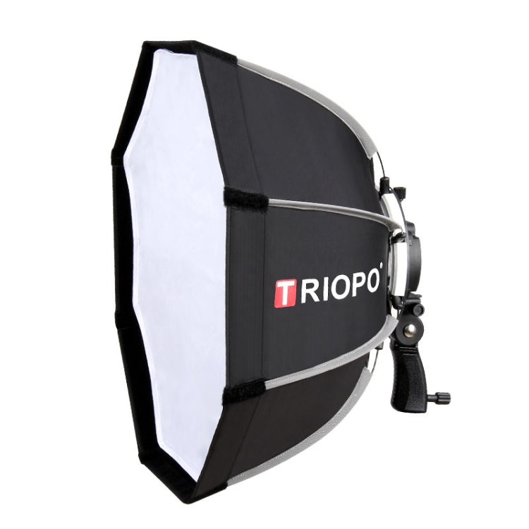 TRIOPO KS90 90cm Dome Speedlite Flash Octagon Parabolic Softbox Diffuser with Bracket Mount Handle for Speedlite, KS90 KS90