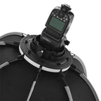 TRIOPO KS90 90cm Dome Speedlite Flash Octagon Parabolic Softbox Diffuser with Bracket Mount Handle for Speedlite, KS90