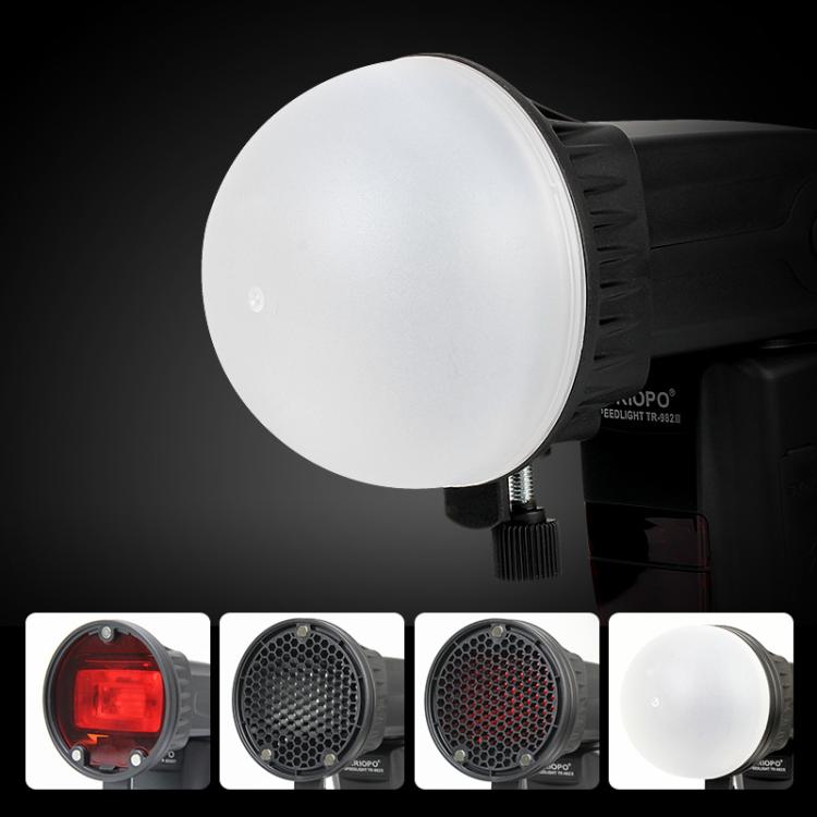 TRIOPO TR-08 Flash Speedlite Honeycomb Magnet Fixing Softbox Kits with 4 x Magnetic Color Filters, TR-08 – Magnetic