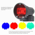 TRIOPO TR-08 Flash Speedlite Honeycomb Magnet Fixing Softbox Kits with 4 x Magnetic Color Filters, TR-08