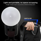 TRIOPO TR-08 Flash Speedlite Honeycomb Magnet Fixing Softbox Kits with 4 x Magnetic Color Filters, TR-08