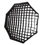 TRIOPO S55 Diameter 55cm Honeycomb Grid Octagon Softbox Reflector Diffuser for Studio Speedlite Flash Softbox, Diameter 55cm