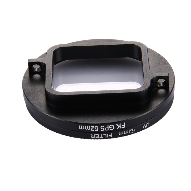 52mm 3 in 1 Round Circle UV Lens Filter with Cap for GoPro HERO7 Black/6 /5, 52mm UV Lens – Aluminum Alloy