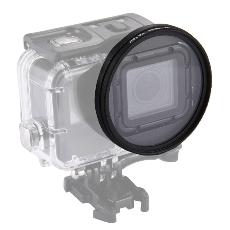 58mm 3 in 1 Round Circle UV Lens Filter with Cap for GoPro HERO7 Black/6 /5, 58mm UV Lens – Aluminum Alloy