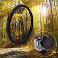 58mm 3 in 1 Round Circle CPL Lens Filter with Cap for GoPro HERO7 Black/6 /5, 58mm CPL Lens 58mm CPL Lens