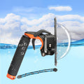 Shutter Trigger + Dome Port Lens Transparent Cover + Floating Hand Grip Diving Buoyancy Stick with Adjustable Anti-lost Strap & Screw & Wrench for GoPro HERO7 /6 /5, Transparent Cover+ Hand Grip Transparent Cover+ Hand Grip