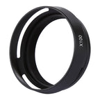 49mm Metal Vented Lens Hood for Fujifilm X100, LA-49 X100 (Black), LA-49 X100 (Silver) LA-49 X100 (Black) Black