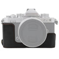 1/4 inch Thread PU Leather Camera Half Case Base for Nikon Z fc, For Nikon Z fc For Nikon Z fc Black