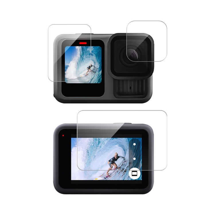For GoPro HERO13 Black Lens and LCD Display 9H 2.5D Tempered Glass Film Default Title