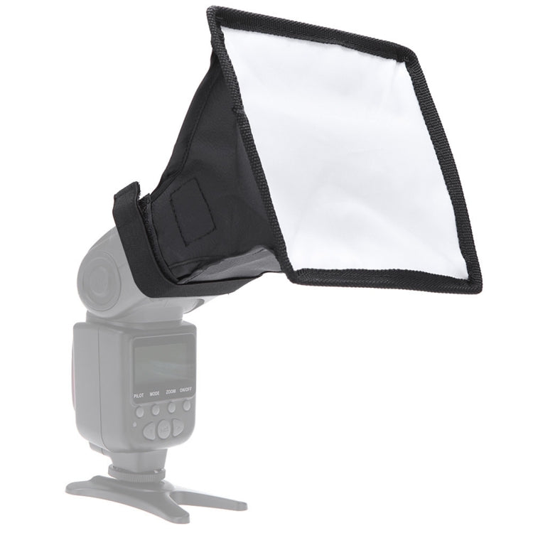 Portable Flash Folding Soft Box, Without Flash Light Holder, Size: 15 x 17 cm(Black + White), 15x17cm Rectangle 15x17cm Rectangle