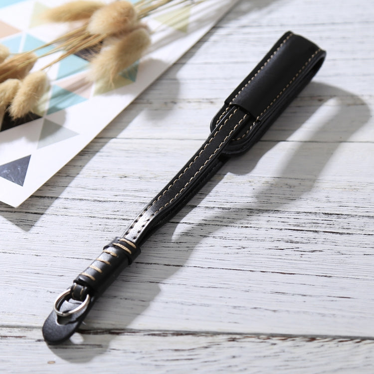 Wrist Strap Grip PU Leather Hand Strap for SLR / DSLR Cameras Black