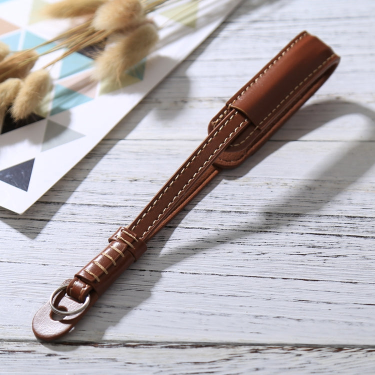 Wrist Strap Grip PU Leather Hand Strap for SLR / DSLR Cameras – Leather Brown