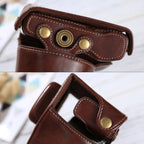 Full Body Camera PU Leather Case Bag with Strap for Olympus EPL7 / EPL8, For Olympus EPL8