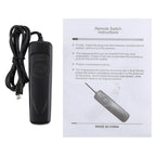 Cuely RR-90 Remote Switch Shutter Release Cord for Fujifilm X-T100 / X-Pro 2 / X-T1 / X-T20 / X-T10 / X30 / X-E2 / X-A10 / X-A3 / X-A2 / X100F / X100T, RR-90