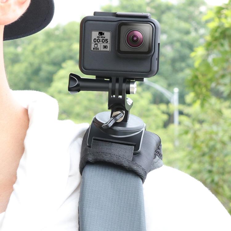Hook and Loop Fastener Backpack Rec-Mounts Clip Clamp Mount with Screw for GoPro, Insta360, DJI and Other Action Cameras – Durable Build, Easy to Use