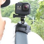 Hook and Loop Fastener Backpack Rec-Mounts Clip Clamp Mount with Screw for GoPro, Insta360, DJI and Other Action Cameras – Durable Build, Easy to Use
