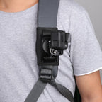 Hook and Loop Fastener Backpack Rec-Mounts Clip Clamp Mount with Screw for GoPro, Insta360, DJI and Other Action Cameras – Durable Build, Easy to Use